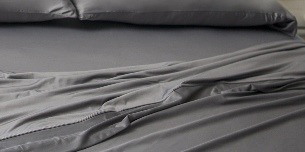 100% Cotton Bed Sheet Separates, Silver