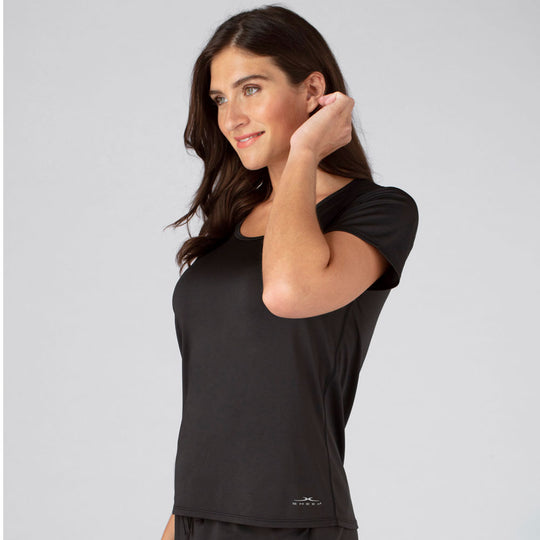 Women's Sleepwear Top in Black#choose-your-color_black