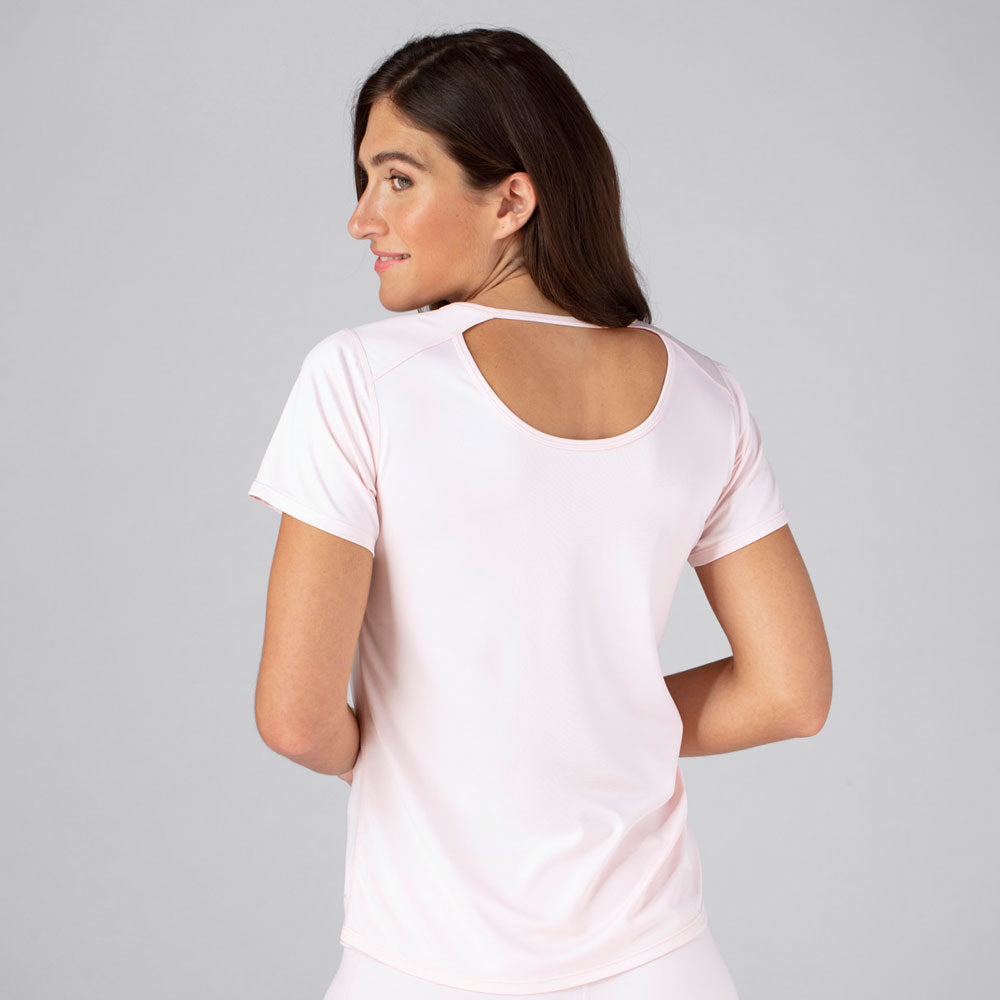 Women's Sleepwear Top in Light Blush Pink#choose-your-color_blush-pink