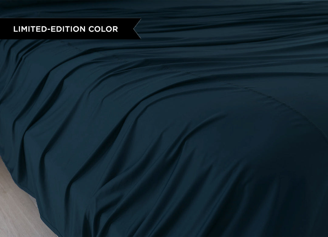 Original Performance Sheet Set Lifestyle Image Shown in Deep Ocean Teal#choose-your-color_deep-ocean-teal