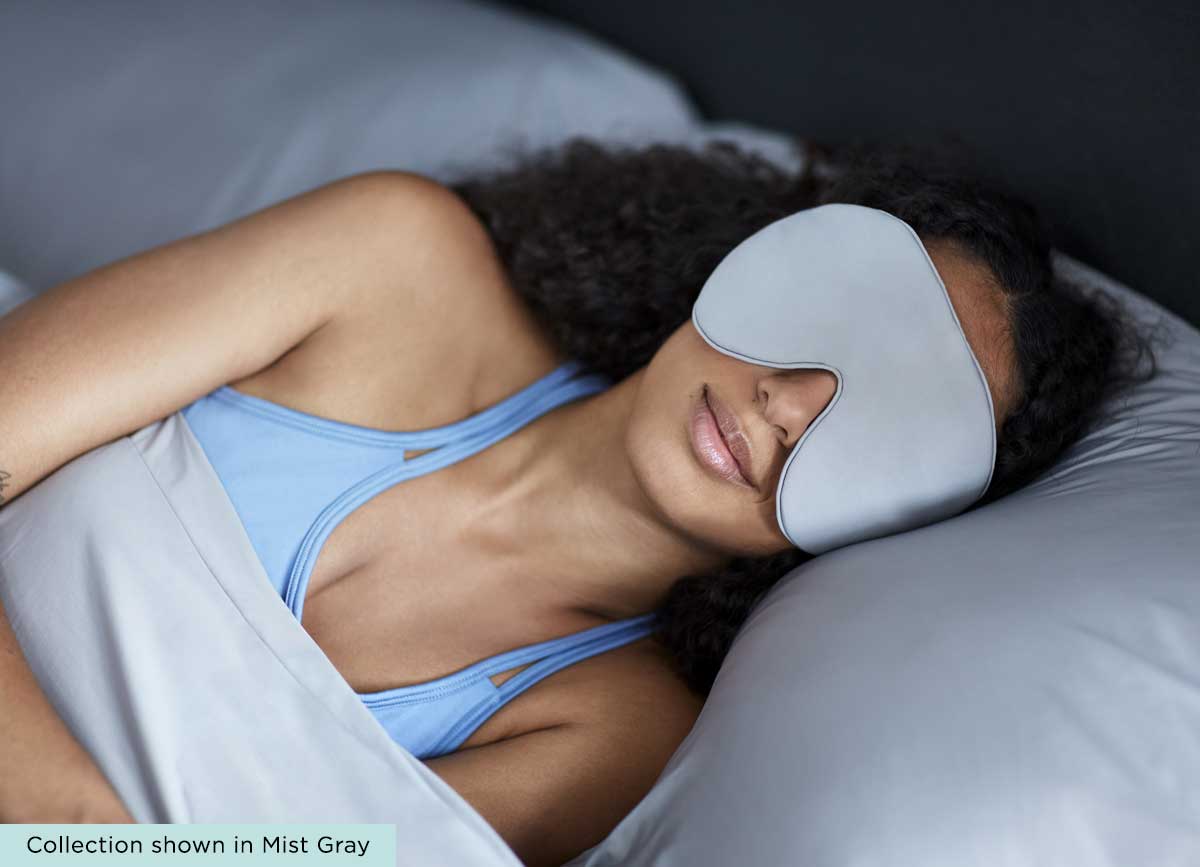 MIDNIGHT LABEL Cooling Sleep Mask + Travel Pouch